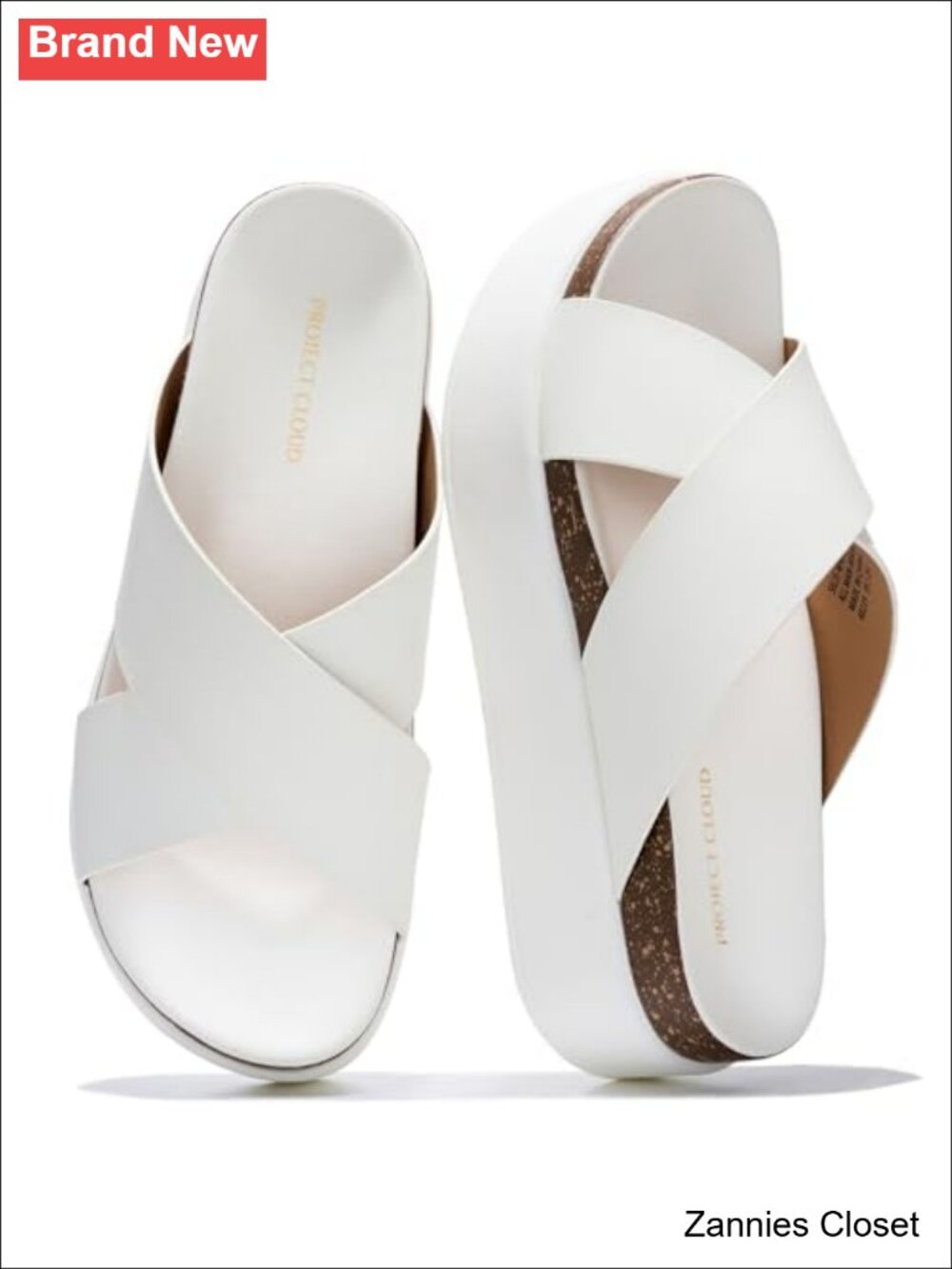 ✨ Women's Platform Wedge Sandals Slip On Open Toe Water Resistant Lightweight